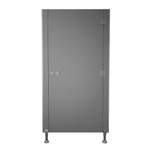 Kabiny sanitarne WC z płyty HPL - drzwi z przymykami