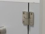 Okucia do kabin toaletowych - zawias ze stali nierdzewnej