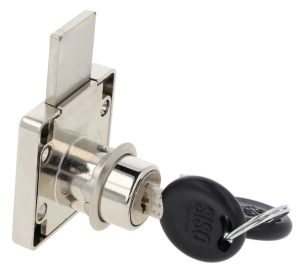Zamek meblowy kwadratowy długi rygiel