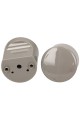 Zestaw okuć do kabin toaletowych WC sanitarnych - gałka / uchwyt - tworzywo sztuczne - kolor szary