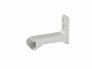 Okucia do kabin WC - odbojnik wieszak - kolor  aluminium