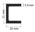 C 21x20x1,4